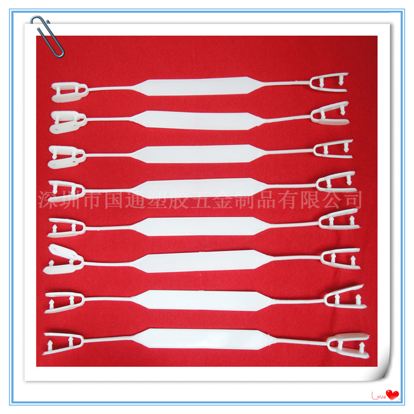 厂家直供塑料胶袋PE提手叉耳 纸袋大中小叉耳 白色30厘米叉耳