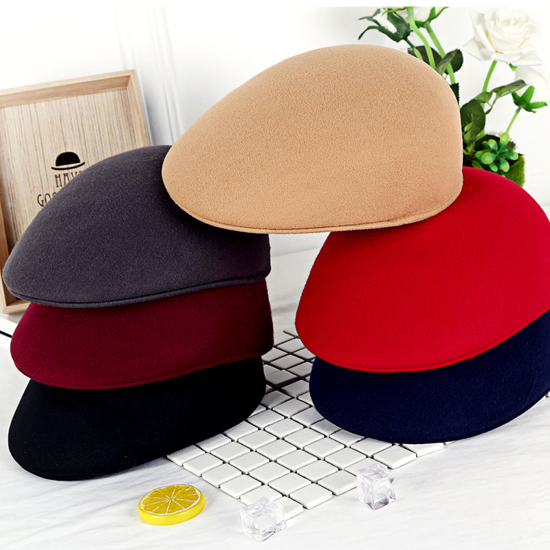 Sombrero de los hombres de lana sombrero delantero multicolor de las mujeres de otoño e invierno a prueba de frío caliente fábrica al por mayor independientemente de la edad y el género
