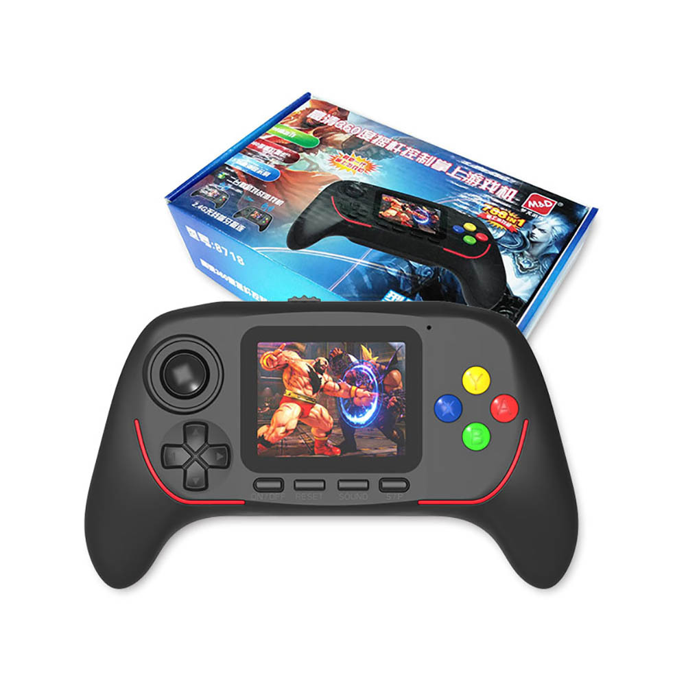 Chinese and English game console handheld children's toy 16-bit rocker handle HD electronic handheld game console