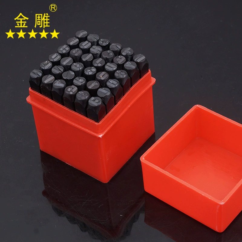 金雕 Steel code steel number steel print steel code steel digital English letters symbol leather steel code model