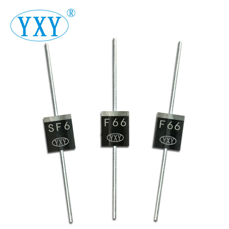 厂家直营 直插SF66 R-6封装 插件SF64 SF68特快恢复二极管