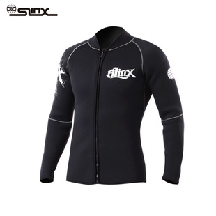SLINX split 3mm diving suit top suede inner warm split wet suit diving suit jacket in stock