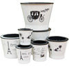 Plastic big flowerpot, new collection, wholesale