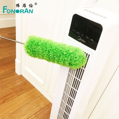 Manufacturer wholesale electrostatic dust removal brush stainless steel telescopic fiber brush head home dust removal magic feather duster dust removal