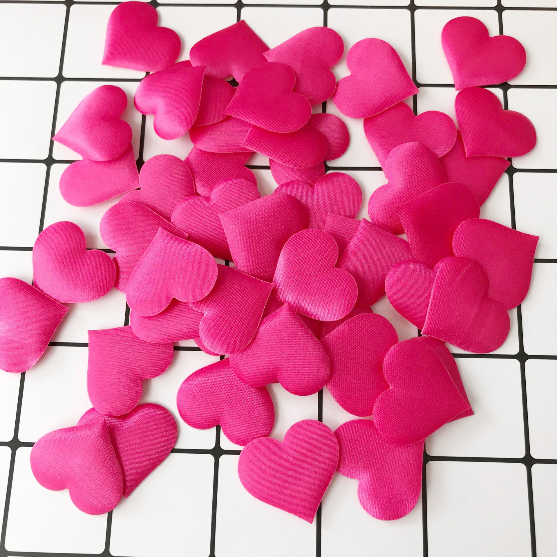 Cadena de luz led de amor de esponja tridimensional corazón melocotón amor boda decoración de boda sala de bodas prensa fabricante de pétalos de lanzamiento manual