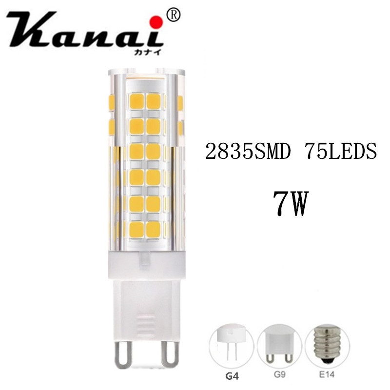 Bright 7W E14/G9/G4 2835 75 lamp led ceramic corn lamp led bulb lamp energy saving lamp