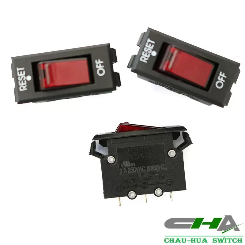 过载保护开关/大电流开关/清洁设备开关RESET OFF翘板开关