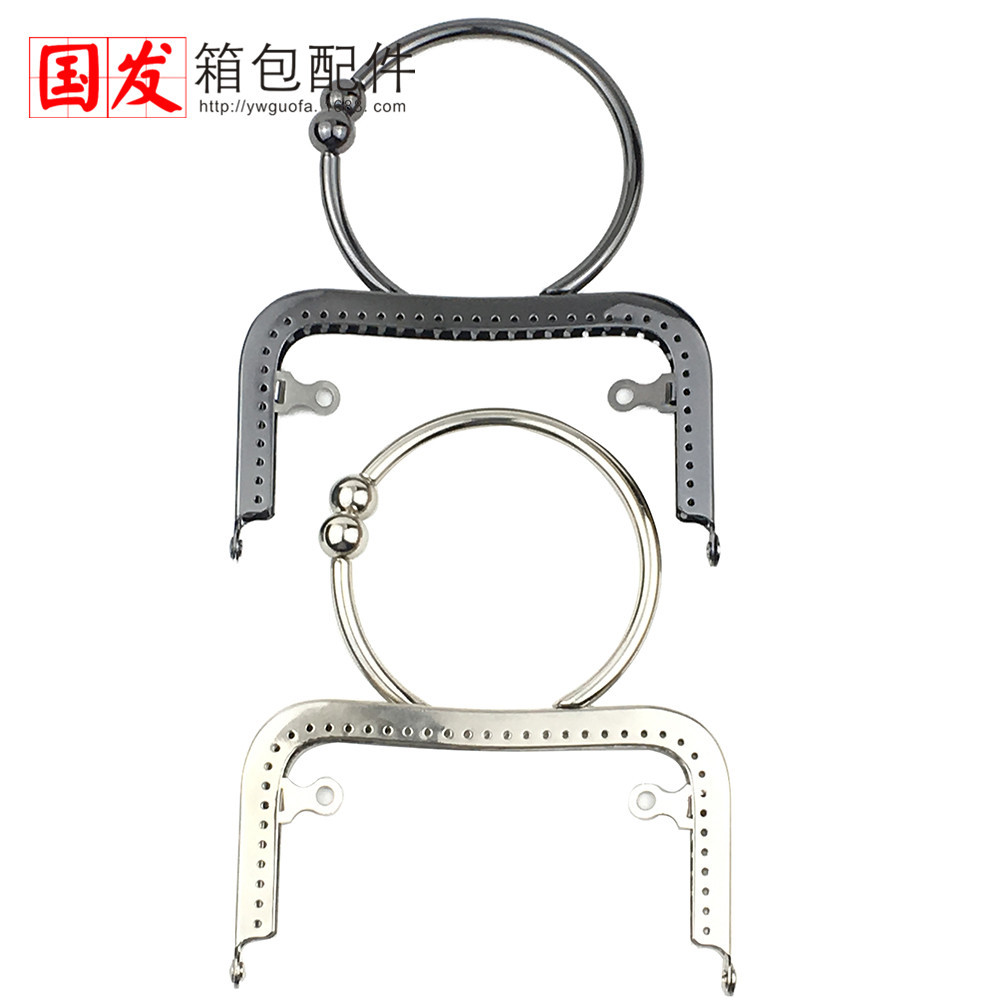 12.5cm cintura cóncava brillante pulsera en forma de O oro brazalete creativo accesorios de bolsas de mano