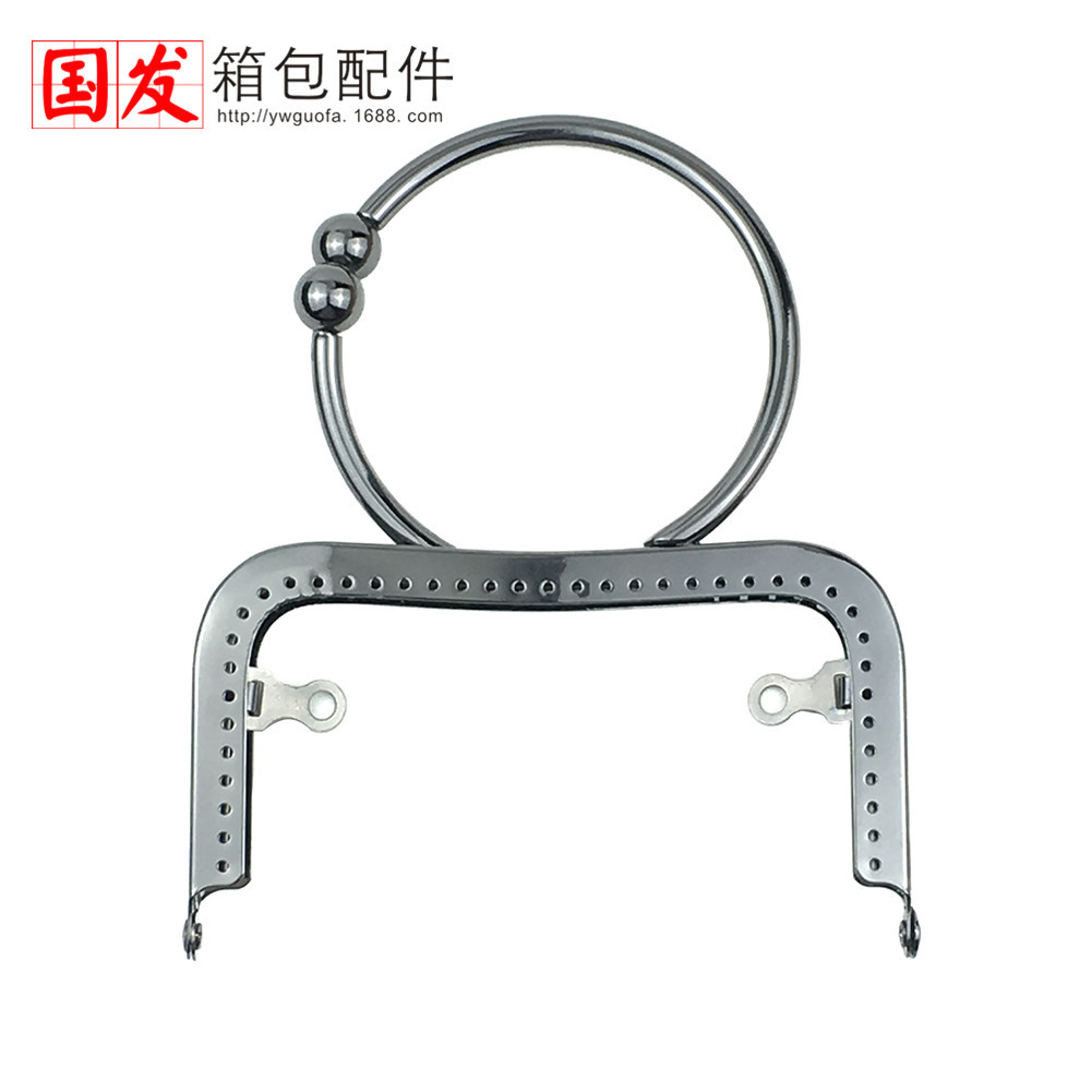 12.5cm cintura cóncava brillante pulsera en forma de O oro brazalete creativo accesorios de bolsas de mano