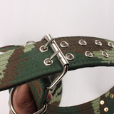 Большой собачий воротник холст камуфляжный рукав для собак с двойным слоем сильной тяговой воротник мода заклепки Большой пышная собачья горка для собак