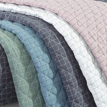 防滑高温水洗色织全棉纯棉半成品面料卷材绗缝沙发坐垫套布料