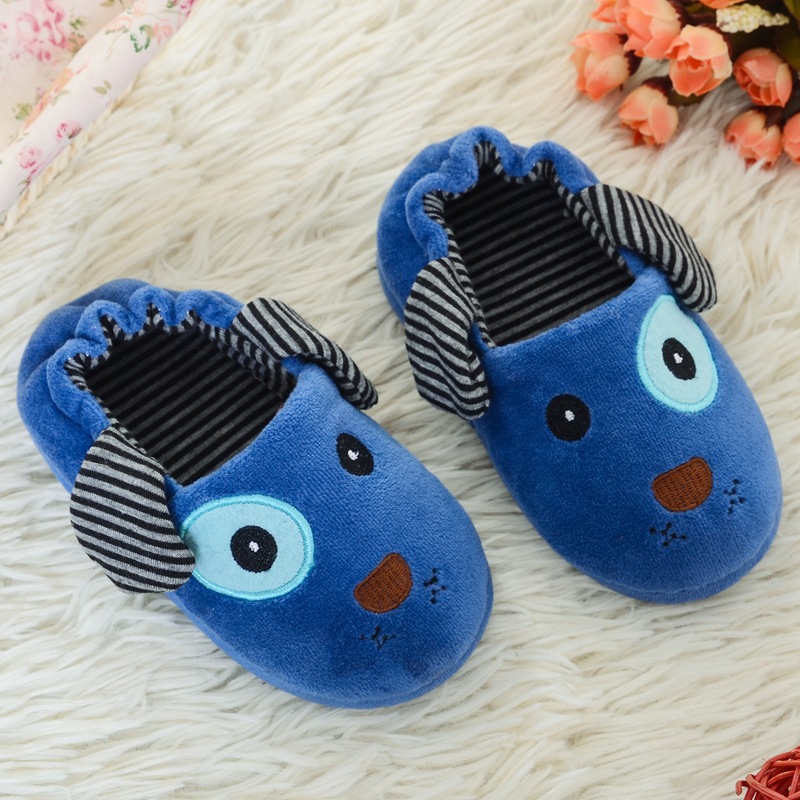 children's winter cartoon slippers