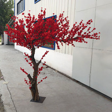 致云厂家批发仿真梅花树婚庆家居装饰仿真树盆景商场仿真树假花树