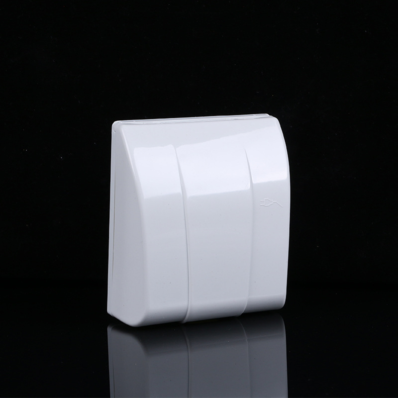 现货批发新05款防水盒 白色透明厨房浴室开关罩 卫生间家装防水盒