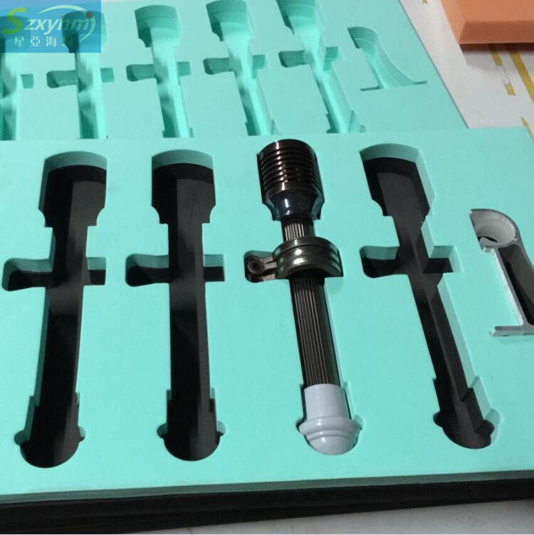 厂家批发大型高档仪器设备  数码产品防震海绵包装盒内衬