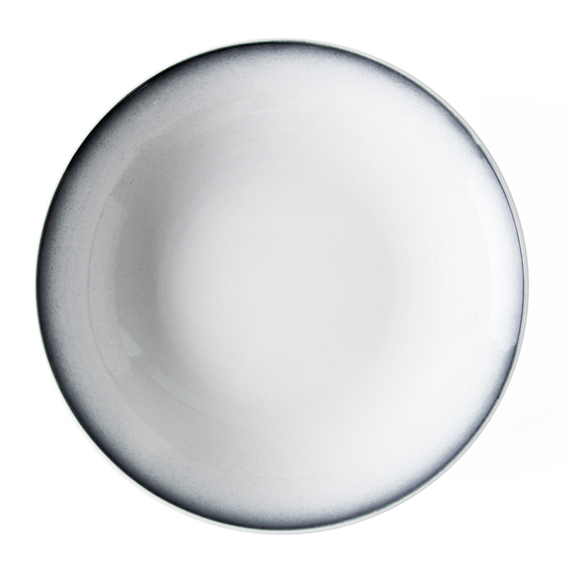 Tazón de sopa grande de ensalada de fruta de plato occidental de cerámica 9,5"