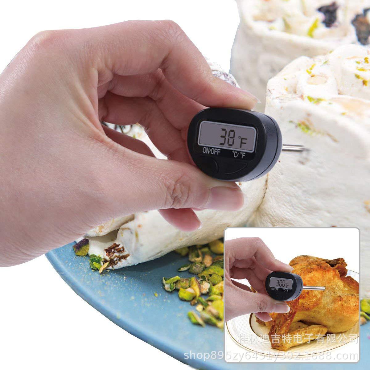 迪吉特量具 BBQ 数显烧烤叉 数显温度计温度计厨房用品烧烤温度计