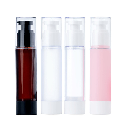 as Spray Frosted Vacuum Bottle Lotion Cosmetic Essence Mist Pink Press Pump Vacuum Bottle Press Dispensing Bottle Eye Cream