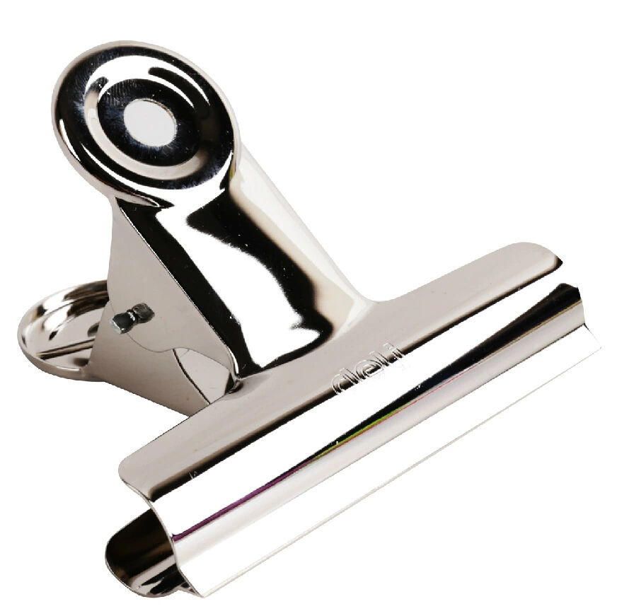 1 bag and 6 gains 9520 round iron ticket big ticket clamp stainless steel bill clip large 88mm