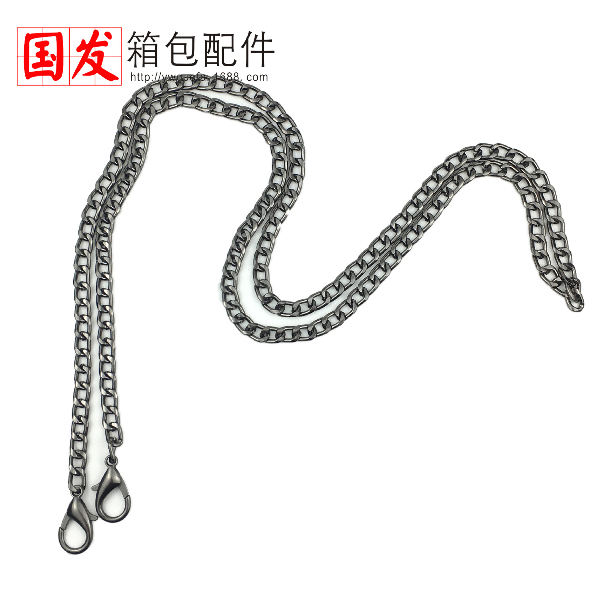 120CM cadena plana hebilla de alta calidad 60CM cadena 30CM cadena de bolsas de cuatro colores opcionales accesorios de bolsas de oro DIY