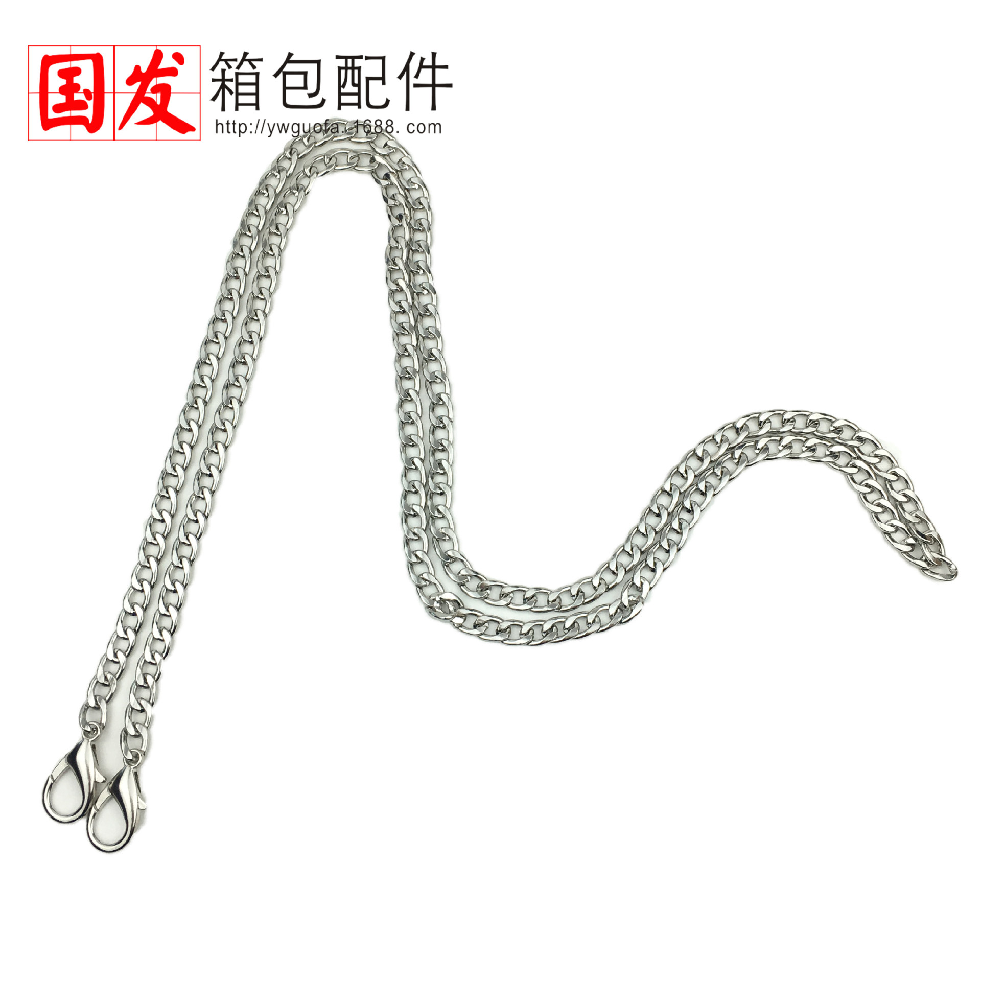 120CM cadena plana hebilla de alta calidad 60CM cadena 30CM cadena de bolsas de cuatro colores opcionales accesorios de bolsas de oro DIY