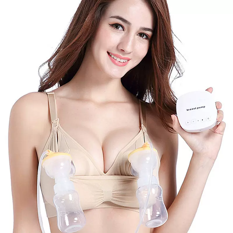 怀孕期产前后妇无钢圈缝哺母乳喂奶文胸奶罩月子免手扶吸奶器内衣