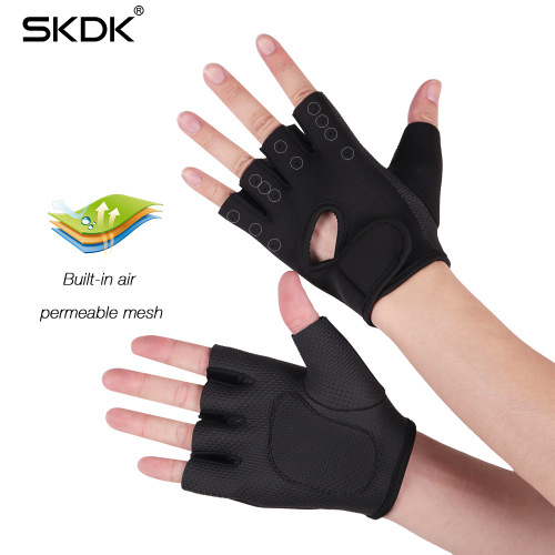 Sports fitness gloves, diving cloth equipment, anti-slip and shock-proof hand guards, gym bench press barbell fitness protective gear