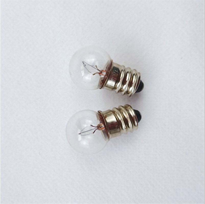 12V 8W round bulb with screw base E12 underwater bulb, tungsten filament round head lamp bead