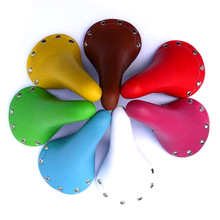 死飞车带钉荧光彩色鞍座子 自行车车座垫铆钉座包 坐垫 坐包