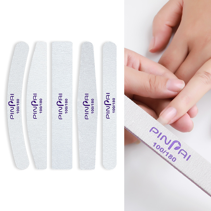 Nail nail tool nail setback double-sided half-moon nail file manicure-shaped nail removal rubbing file Nail nail tool nail setback double-sided half-moon nail file manicure-shaped nail removal rubbing file