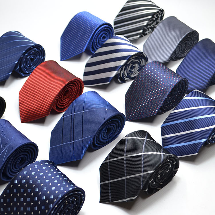 Zi Love Tie Men's 8cm Formal Business Groom's Tie Ready Stock Wholesale Logo Manufacturer Wholesale Striped Tie