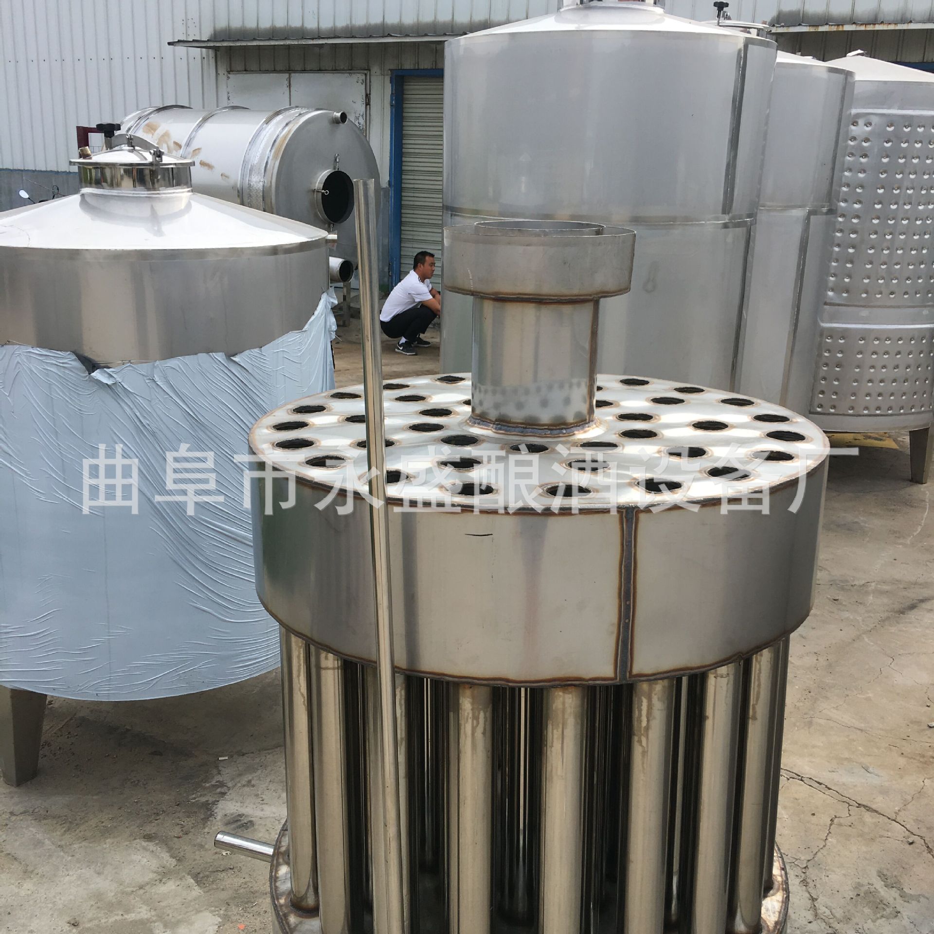 生产小型家用304不锈钢甑锅 冷却器白酒酿造设备 酿酒设备批发