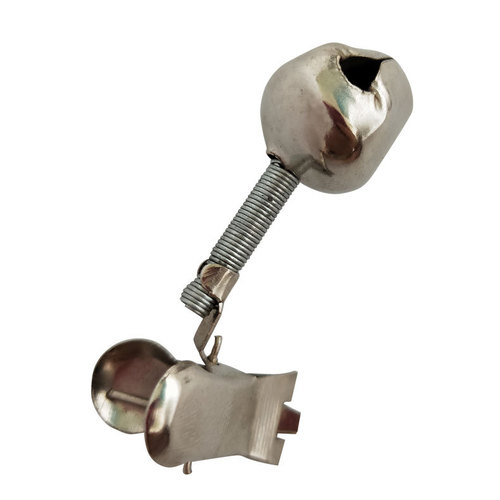 Fishing bell iron clip straight twist small bell single ring iron clip fish bell sea pole fishing gear alarm wholesale