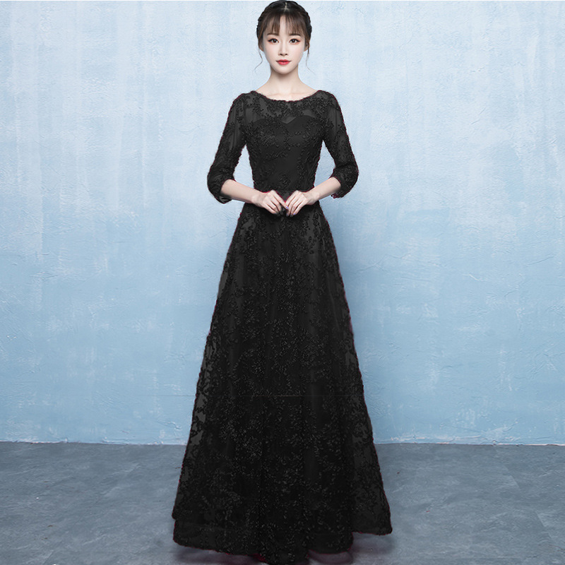Vestido de noche color champán para mujer, modelo 2026, elegante vestido de un solo hombro para anfitriona de reunión anual, corte ajustado y largo. image 14