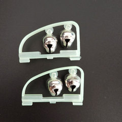 Luminous bow bell alarm, luminous double bell, fishing gear bell accessories, night fishing wholesale fishing bell