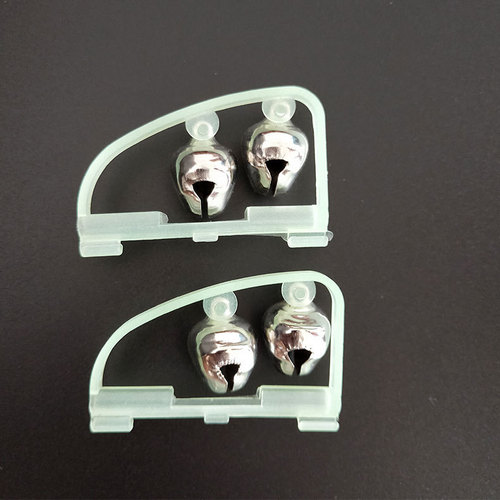 Luminous bow bell alarm, luminous double bell, fishing gear bell accessories, night fishing wholesale fishing bell