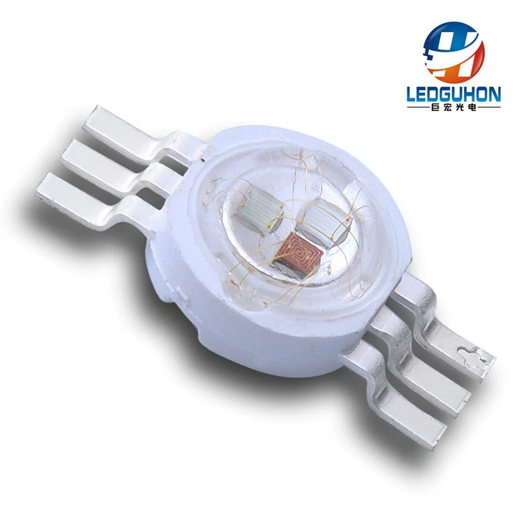 Мощные светодиодные лампы RGB 9 Вт, шестиконтактные светодиодные лампы «три в одном» с разноцветным свечением, светодиодные лампы RGB с ослепительными цветами