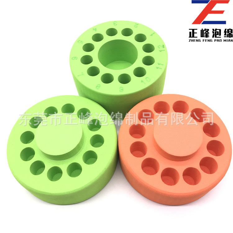 供应彩色海绵 高弹海绵 一次成型海绵内衬 异形冲压EVA泡棉