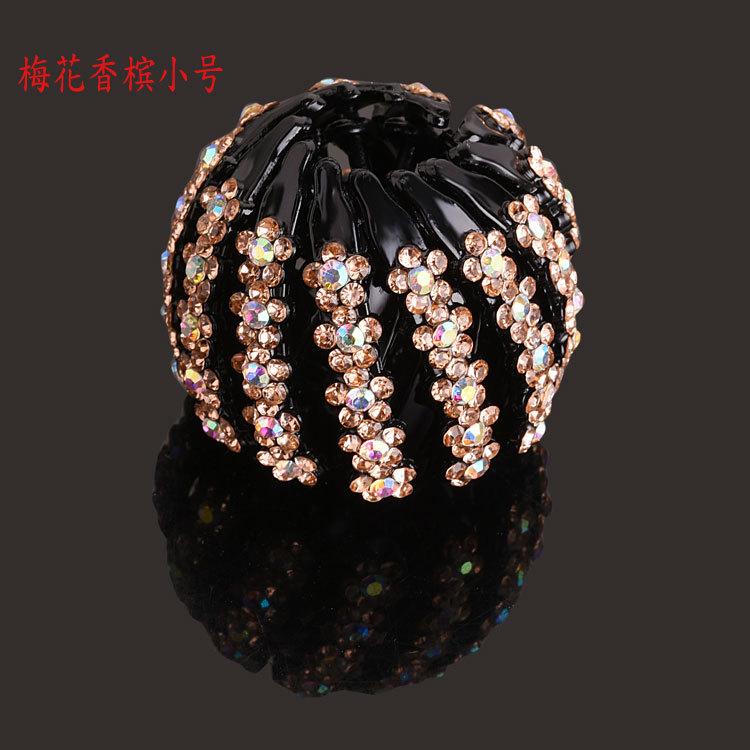 Nuevo Nido de Pájaro updo artefacto bola perezosa cabeza pelo anillo Cola de Caballo pelo clip danza rhinestone tocado accesorios para el cabello horquilla para las mujeres