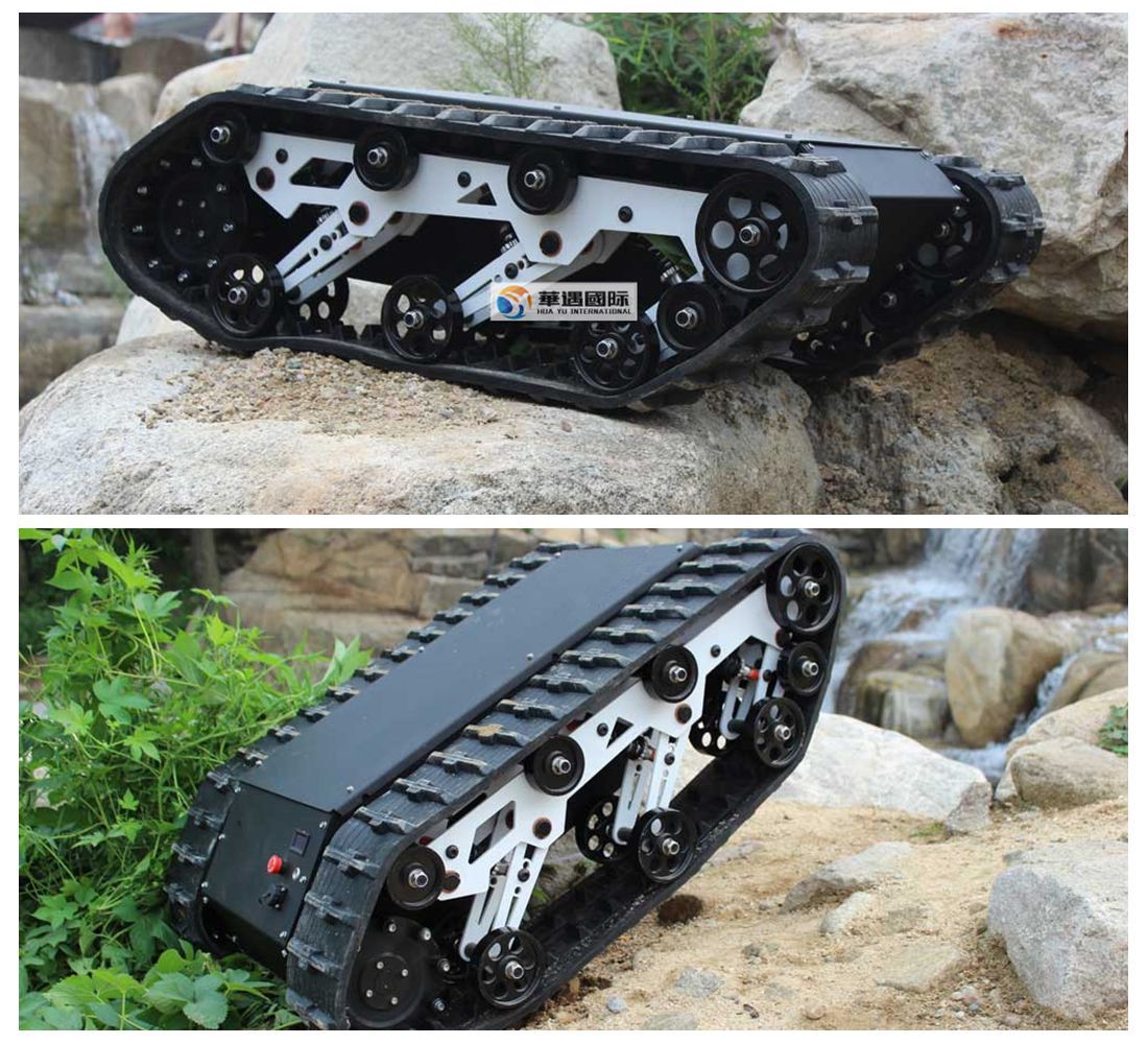 工业机器人载人 越障 牵引  救援 排爆 勘探机器人底盘