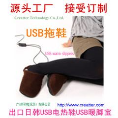 輸出usbスリッパあたかルムシューズusb暖足宝usb heating shoes