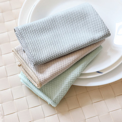 Corn grain glass cloth, microfiber scouring pad, dishwashing cloth, furniture cleaning cloth, water-absorbing decontamination kitchen rag
