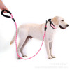 Manufacturer directly confess to reflective multi -color pet round rope dog traction rope big dog comfortable pull with hand -pull spot