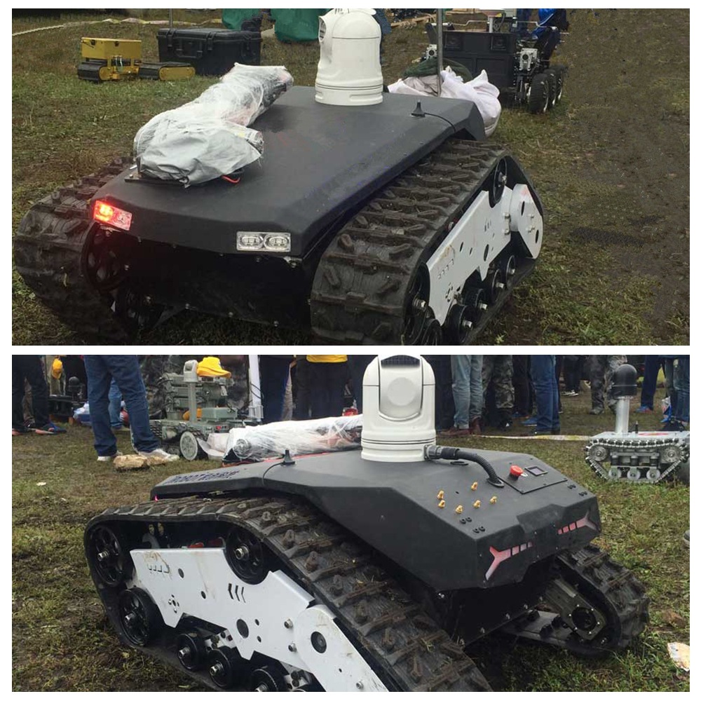 智能中型履带式底盘车 救援 排爆 勘探可搭载100kg机器人底盘