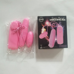 Fun double vibrator, long and short vibrator, vibrating, waterproof and silent, female masturbation device, adult sex toy