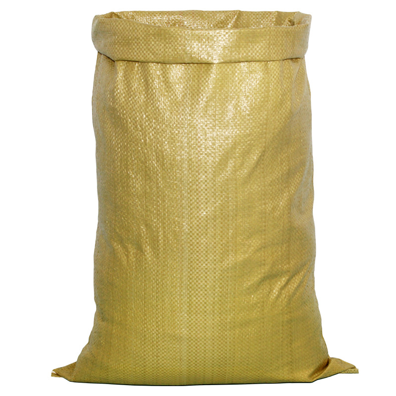 Bolsas de plástico tejidas gruesas de color amarillo liso al por mayor, bolsas de embalaje logístico de piel de serpiente para mensajería, bolsas de arpillera, venta directa del fabricante.