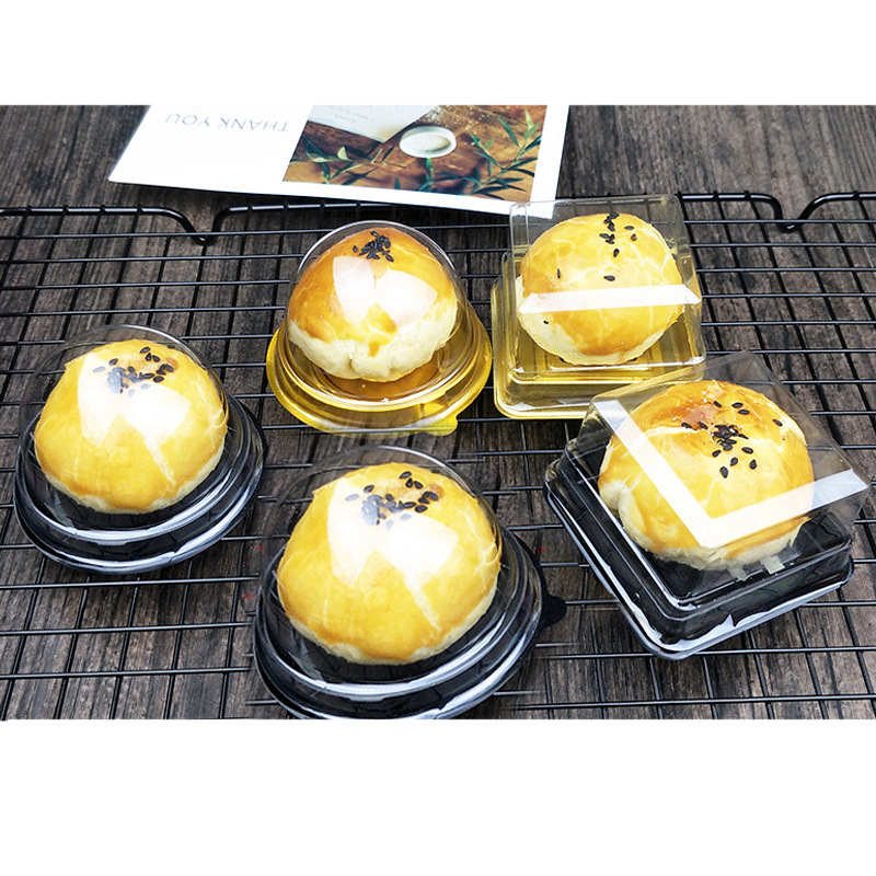 2026新款 pet透明吸塑盒 月饼蛋黄酥雪媚娘内托包装盒现货