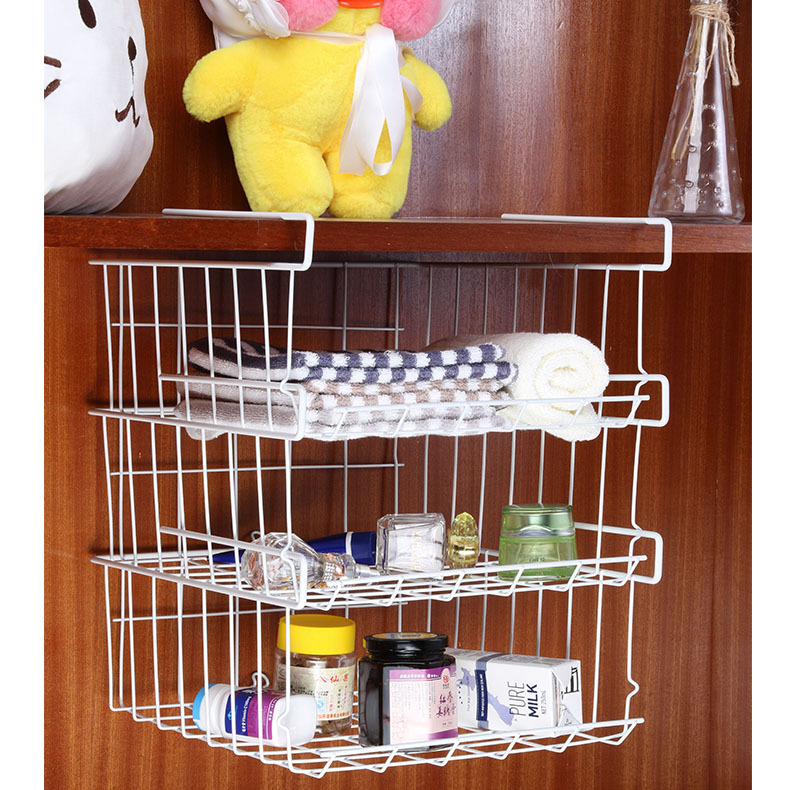Factory wholesale hanging basket under hanging basket stackable hanging basket rack storage rack multi-layer storage rack