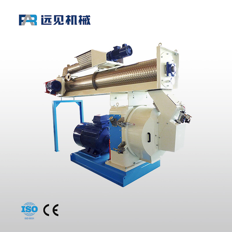 远见供应禽饲料制粒机 饲料颗粒压制挤出设备 环模颗粒机价格