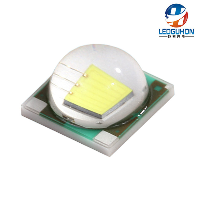 5050陶瓷灯珠 高亮5W白光 垂直芯片封装手电筒专用贴片LED灯珠